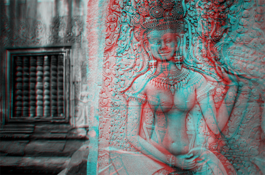 Angkor Thom sud, Angkor, Cambodge, le 2 ao&ucirc;t 2008