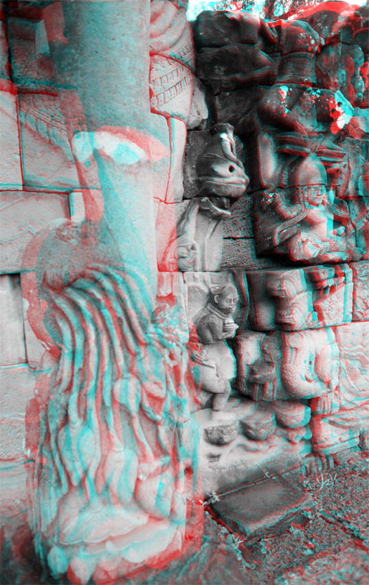 Terrasse aux &eacute;l&eacute;phants, Angkor, Cambodge, le 2 ao&ucirc;t 2008