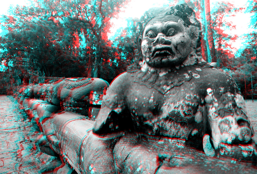 Ichan, Angkor, Cambodge, le 2 ao&ucirc;t 2008