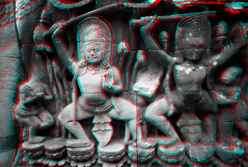 Ichan, Angkor, Cambodge, le 2 ao&ucirc;t 2008