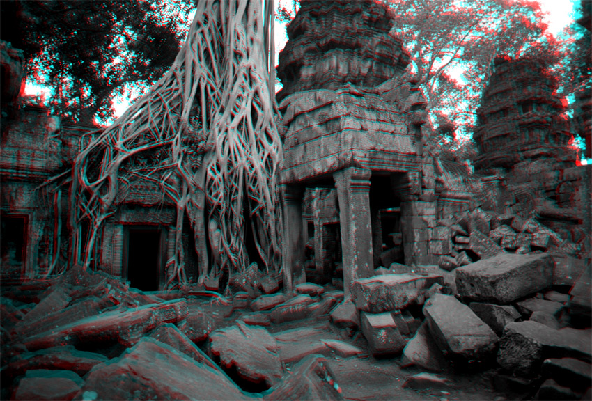 Ta Promh, Angkor, Cambodge, le 2 ao&ucirc;t 2008