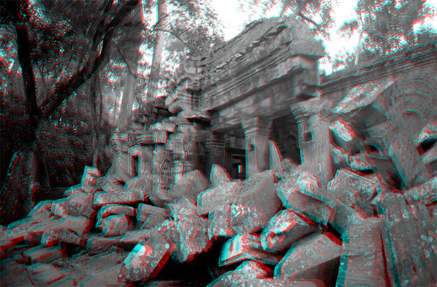 Ta Promh, Angkor, Cambodge, le 2 ao&ucirc;t 2008