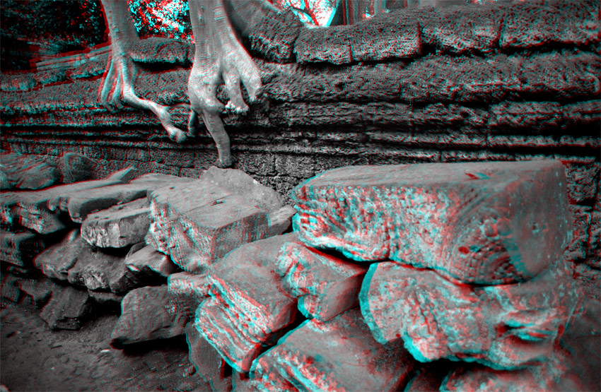 Ta Promh, Angkor, Cambodge, le 2 ao&ucirc;t 2008