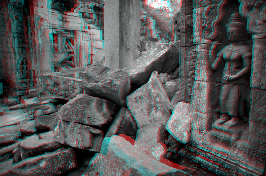 Ta Promh, Angkor, Cambodge, le 2 ao&ucirc;t 2008