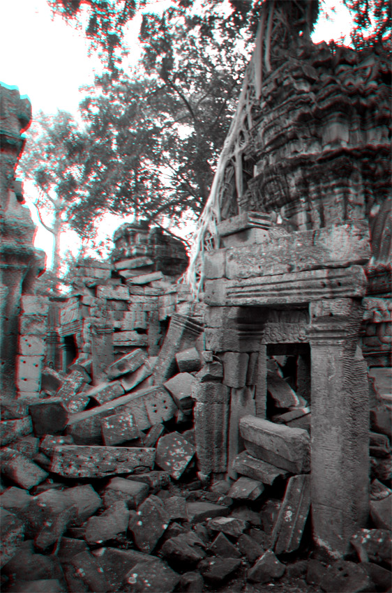Ta Promh, Angkor, Cambodge, le 2 ao&ucirc;t 2008