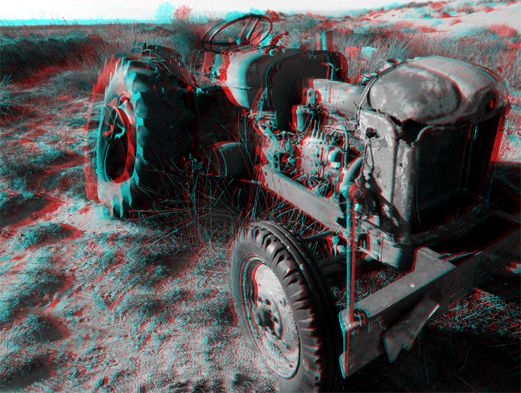 Tracteur, Playa de la Marquesa, Delta del Ebro, Espagne 2009