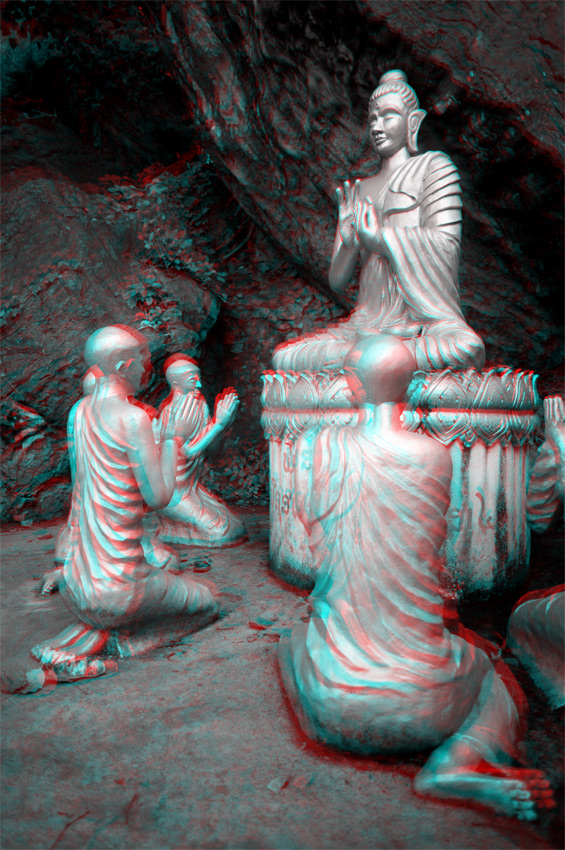 Bouddha, Luang prabang, le 12 juillet 2008 